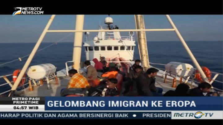 230 Imigran Diselamatkan di Laut Tengah