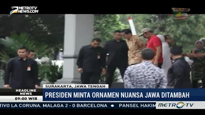 Jokowi Minta Ornamen Nuansa Jawa di Museum Keris Ditambah