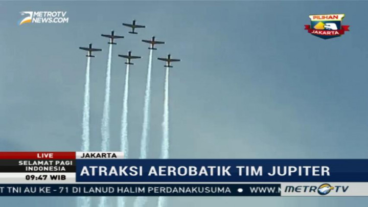 Ini Manuver Andalan Tim Aerobatik Jupiter TNI AU
