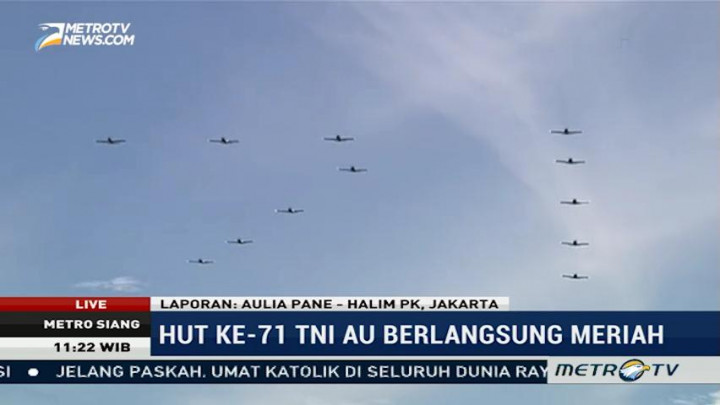 Kemeriahan Peringatan HUT ke-71 TNI AU