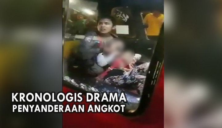 Inilah Kronologis Drama Penyanderaan Angkot