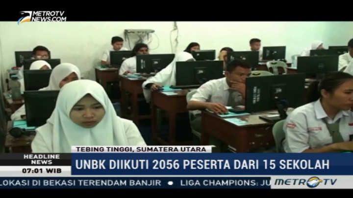 UNBK di Tebing Tinggi Terkendala Ketersediaan Komputer
