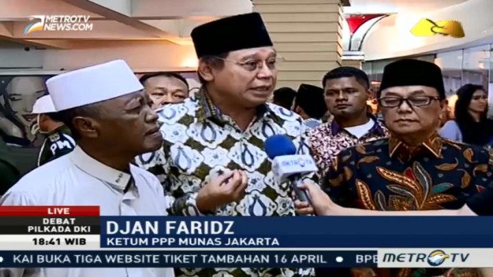 Djan Faridz Ajak Dua Ulama Dukung Ahok di Debat Final