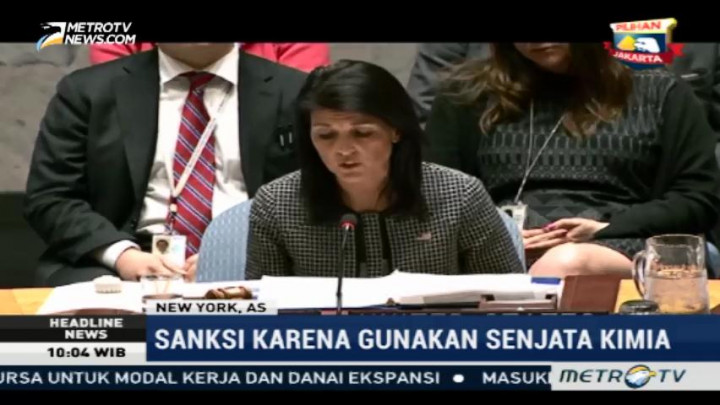 Rusia Veto Resolusi DK PBB Soal Sanksi kepada Suriah