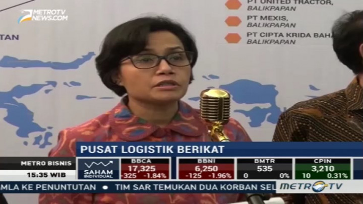 Sri Mulyani Belum Puas dengan Kinerja Pusat Logistik Berikat
