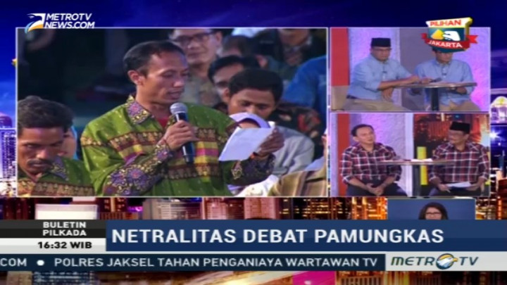 KPU Bantah Pertanyaan soal Reklamasi Sudutkan Salah Satu Paslon