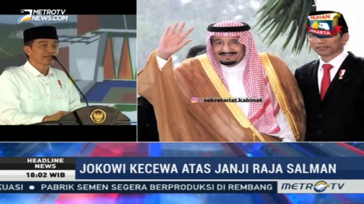 Jokowi Kecewa Soal Investasi Raja Salman di Indonesia