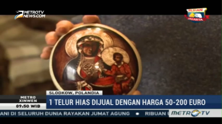 Seniman Otodidak Telur Paskah