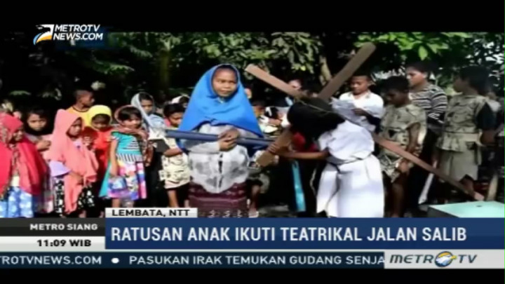 Prosesi Jalan Salib di Berbagai Daerah