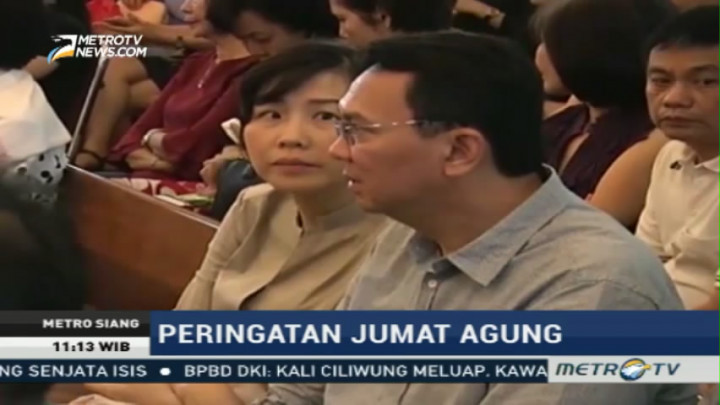 Ahok Kebaktian di GKY Pluit