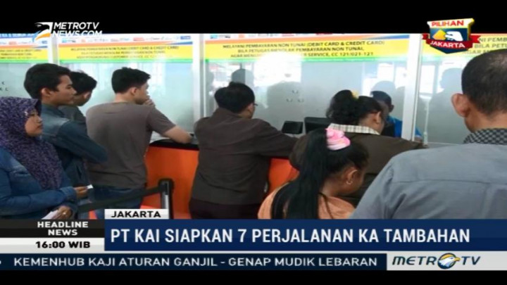 Tiket KA Tambahan untuk Libur Paskah Habis Terjual