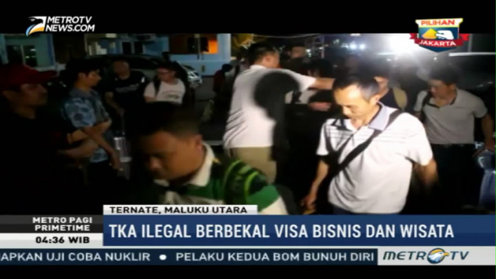 25 TKA Ilegal Asal Tiongkok Ditangkap di Ternate