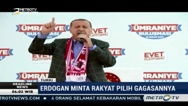 Jelang Referendum, Tensi Politik di Turki Memanas