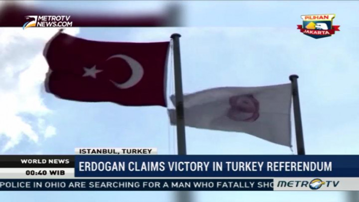 Erdogan Claims Victory in Turkey Referendum