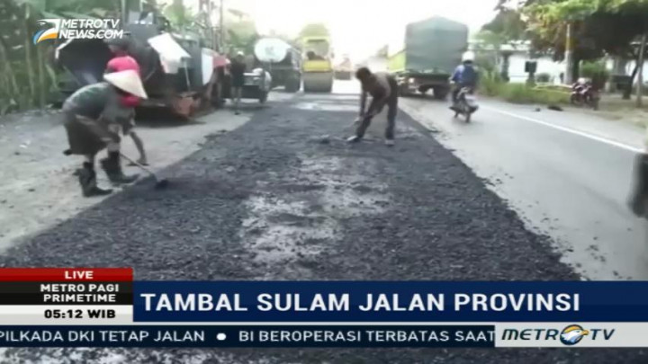 Jalan Lintas Sumatera Diperbaiki Jelang Musim Mudik 2017