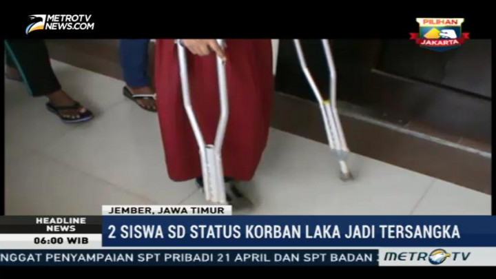 Dua Siswa SD di Jember Jadi Tersangka Insiden Tabrak Mobil