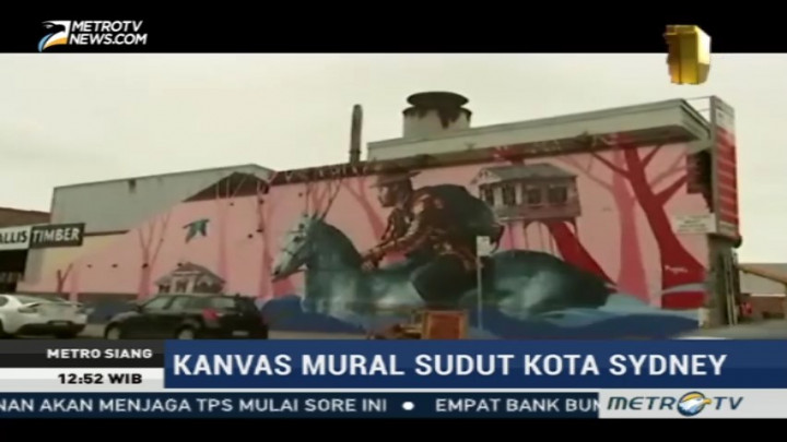 Mural Raksasa Hiasi Sudut Kota Sydney