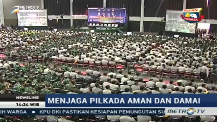 62 Ribu Aparat Gabungan akan Jaga Pilgub DKI Putaran Kedua