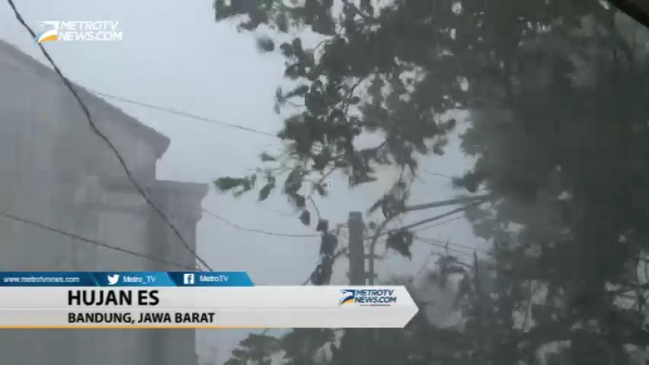 Hujan Es Terjang Bandung