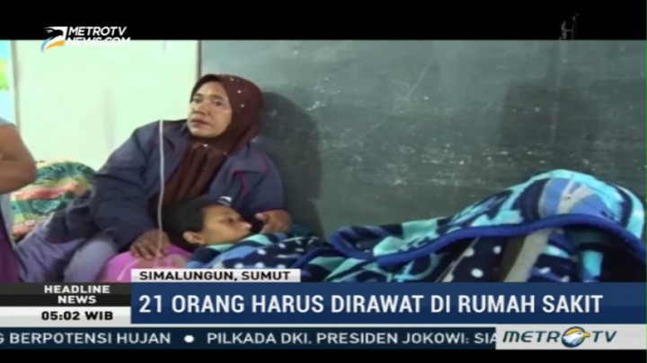 155 Warga Simalungun Keracunan Air Minum