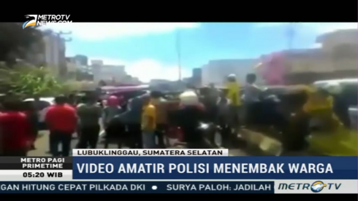 Video Amatir Penembakan Mobil saat Razia di Lubuklinggau