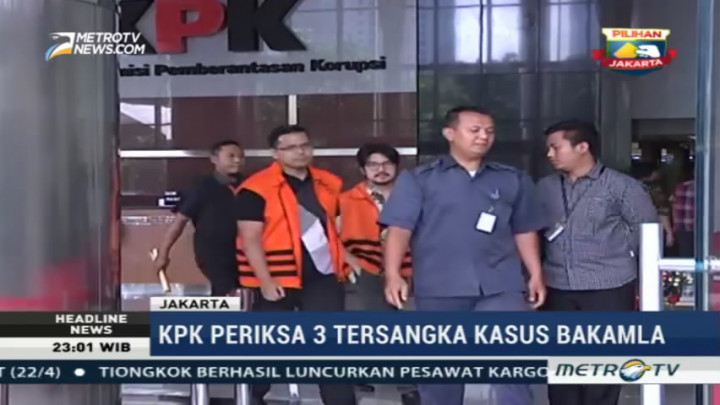Tiga Tersangka Kasus Suap Bakamla Kembali Diperiksa