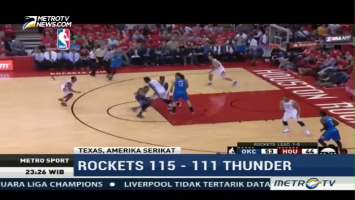 Rockets Tekuk Thunder 115-111