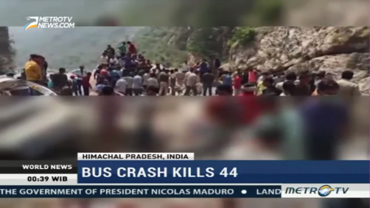 Bus Crash Kills 44 in Northern India