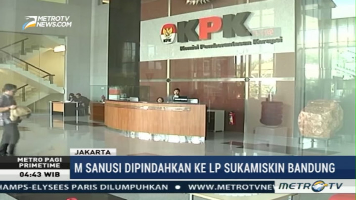 Sanusi Dipindahkan ke Lapas Sukamiskin