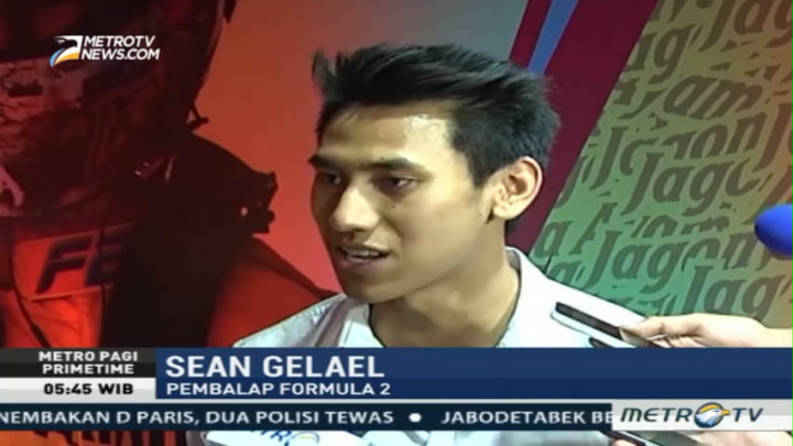 Sean Gelael Senang Bisa Kembali ke Tanah Air
