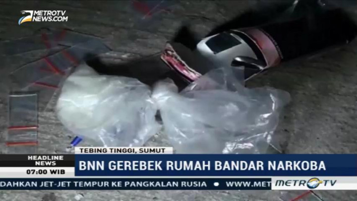 BNN Gerebek Rumah Bandar Narkoba di Sumut