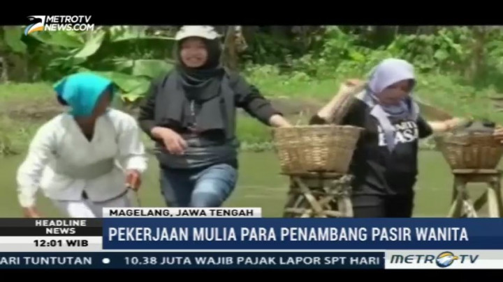 Peringati Hari Kartini, Jurnalis Perempuan Bertukar Peran dengan Penambang Pasir