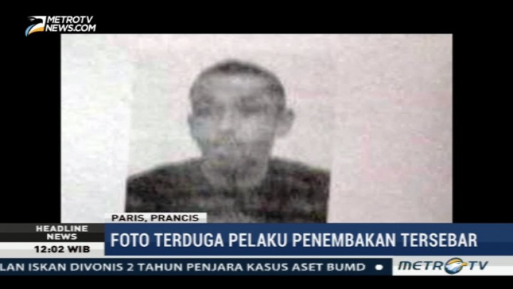 Polisi Paris Dapatkan Foto Terduga Pelaku Penembakan