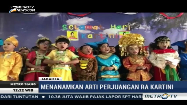 Semangat Siswa PAUD Peringati Hari Kartini