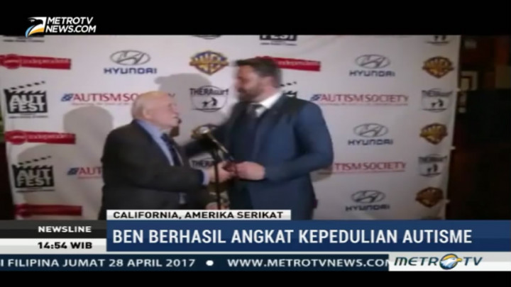 Ben Afflect Terima Penghargaan di Autfest Film Festival