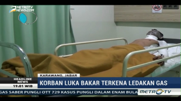Tabung Gas Meledak di Karawang, 3 Orang Terluka