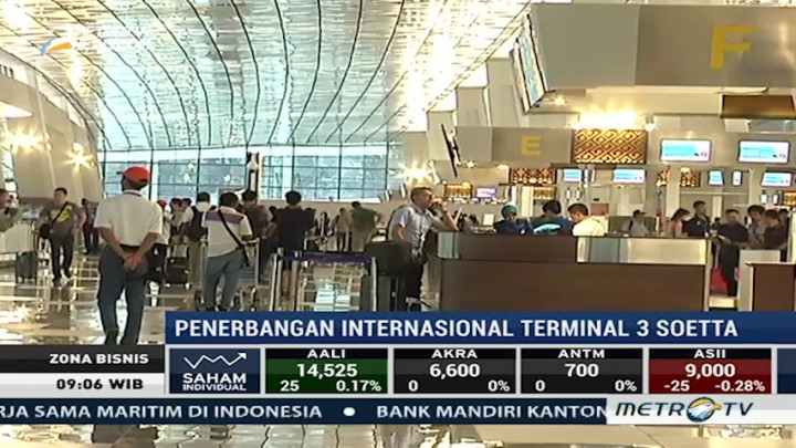 Mulai Mei Terminal 3 Bandara Soetta Layani Rute Internasional