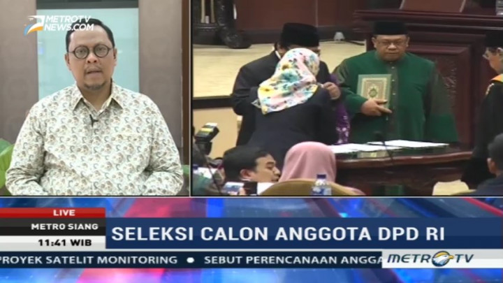 Begini Mekanisme Bila Anggota DPD Dipilih Lewat Pansel