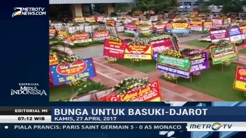 Bunga untuk Basuki-Djarot