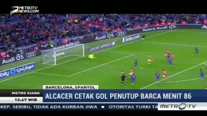 Barcelona Pesta Gol ke Gawang Osasuna