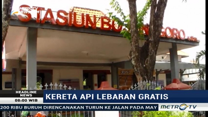 PT KAI Daop 8 Gelar Mudik Gratis