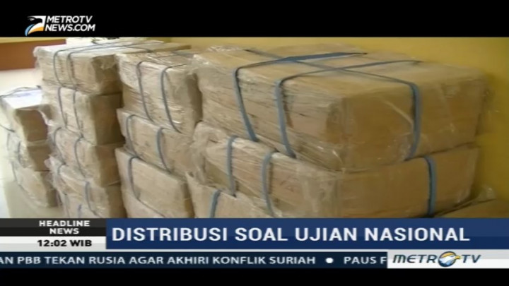 Dinas Pendidikan Kota Binjai Terima Naskah Soal UN SMP