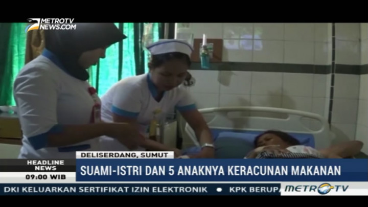 Satu Keluarga di Deli Serdang Jadi Korban Keracunan Makanan