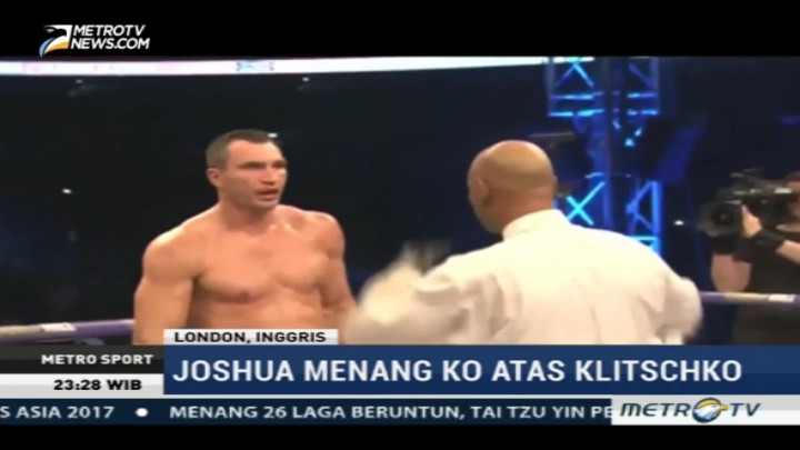 Anthony Joshua Menang KO atas Wladimir Klitschko