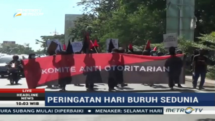 2.500 Personel Polisi Amankan Aksi Buruh di Makassar