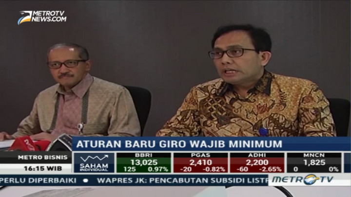 BI: Giro Wajib Minimum Averaging Diterapkan Juli 2017