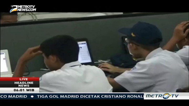 UNBK di Makassar Berlangsung Lancar