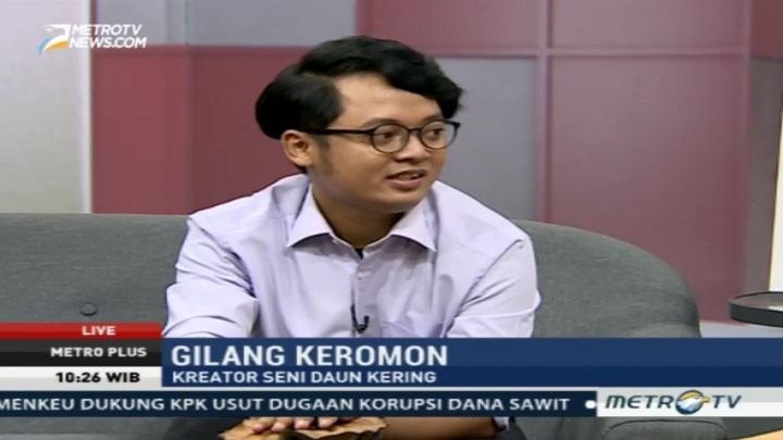 Begini Cara Membuat Lukisan di Daun Kering