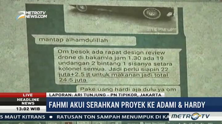 Saksi Akui Beri Uang ke Sejumlah Oknum di Bakamla