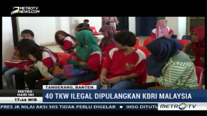 40 TKI Ilegal Dipulangkan KBRI Malaysia